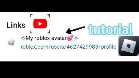 how to put your roblox profile link in your YouTube description (tutorial)