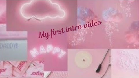 My first intro video| I hope you like it| More videos will be up soon