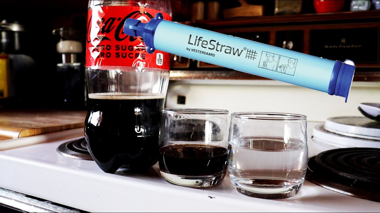 Turning Coca-Cola CLEAR with a Life Straw! (FAIL)