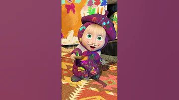 مهرجان الألوان Mashabeararabic Shorts Arabic Mashaandthebear ماشاوالدب مضحك كرتون 