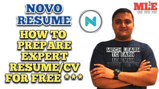How to create an expert resume for free?- Novoresume screenshot 4