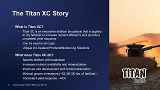 Titan XC: A Tool for Maximizing the Efficiency of Dry Fertilizer