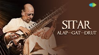 Sitar Alap Gat Drut | Mystical Sitar | Ustad Vilayat Khan | Hindustani Classical Music