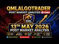 13th May 2026 POST MARKET ANALYSYS #NIFTY #BANKNIFTY  QMLAlgoTrader.com QMLAlgoTrader.org