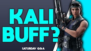 NEW KALI BUFF RAINBOW SIX SIEGE SATURDAY QNA