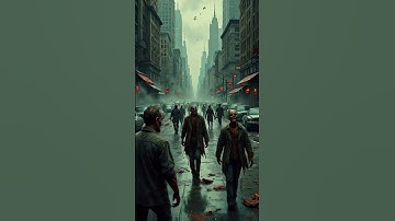 🧟 Zombie Apocalypse in New York | AI Reimagines the City of Fear #shorts
