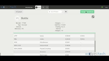Odoo POS Manage Product with Serial/Lot
