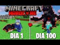 SOBREVIVI 100 DIAS NA ERA DOS DRAGÕES NO MINECRAFT HARDCORE - O FILME (1/2)