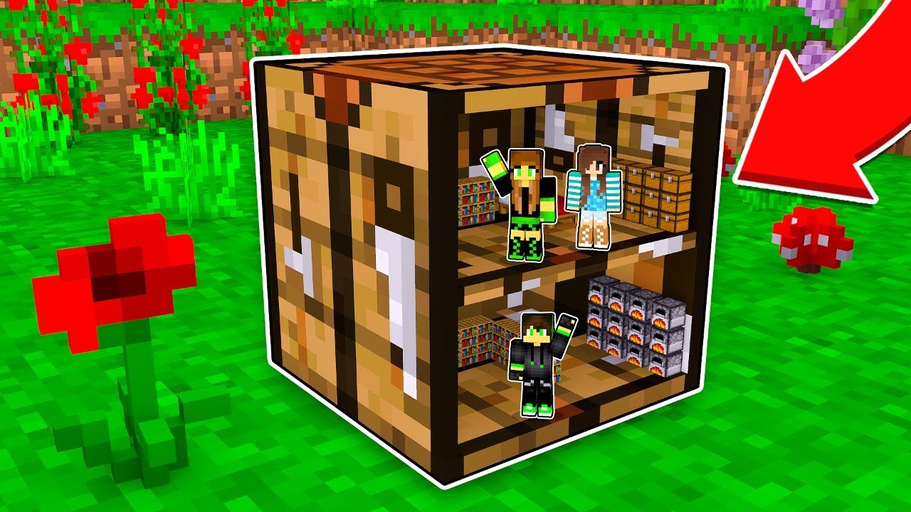 O SEGREDO DENTRO DA CRAFTING TABLE NO MINECRAFT! - YouTube