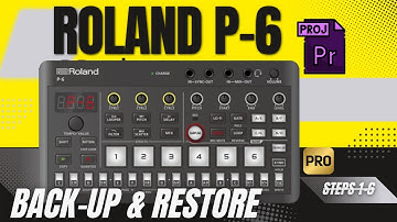 MASTERING Roland P6 Backup and Restore Is EASIER Than You Think 💾🔥