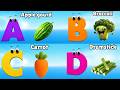ABC Song for Kids | Alphabet Vegetables A to Z | Phonics Song for Babies & Toddlers