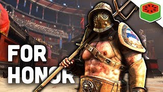 NEW GLADIATOR AIMS TO ENTERTAIN! | For Honor Gameplay