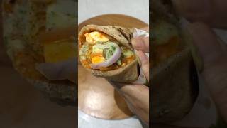Super Masaledar Easy Paneer Frankie 🤤 #shorts #ytshorts #itsparultime #paneerfrankie #paneerroll