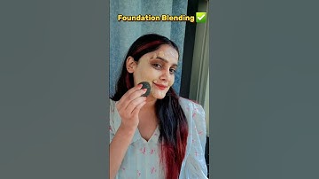 Correct ways to blend foundation #sorts #youtubeshorts #foundationhack #beautyhack #hack #trending