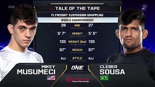 Mikey Musumeci vs. Cleber Sousa | ONE Championship Full Fight