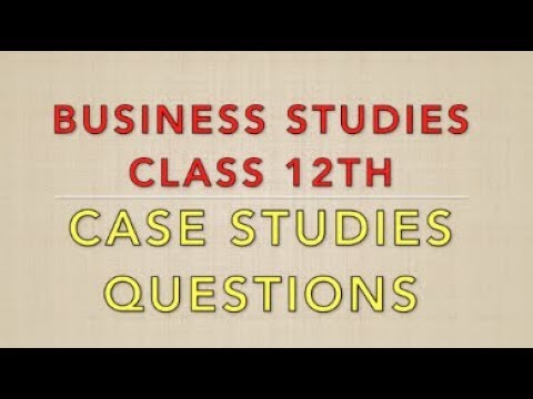 case based questions business studies class 12