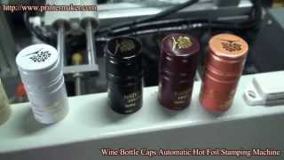 Wine Bottles Caps Automatic Hot Stamping Machine