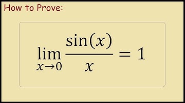 Prove lim sin(x)/x = 1 as x approaches 0 (Squeeze Theorem)