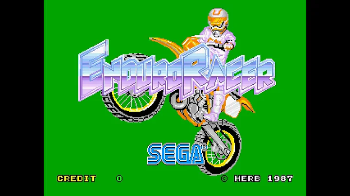 ENDURO RACER エンデューロレーサー 002 Main Theme BGM (arcade game music)