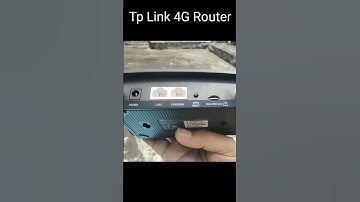 Tp link 4G Router - Use it with brodband or Mobile SIM connection #shorts
