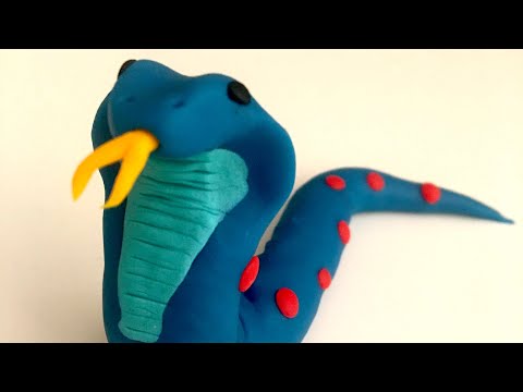 ❤️ Clay with me - how to make a snake/ saap | model craft tutorial. easy DIY