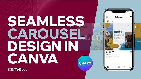How to Create a Seamless INSTAGRAM CAROUSEL with Canva