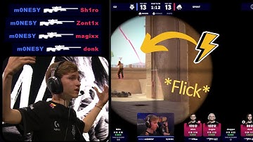 The Flick Only m0NESY Can Hit! | The Best M0nesy Highlights In CS2
