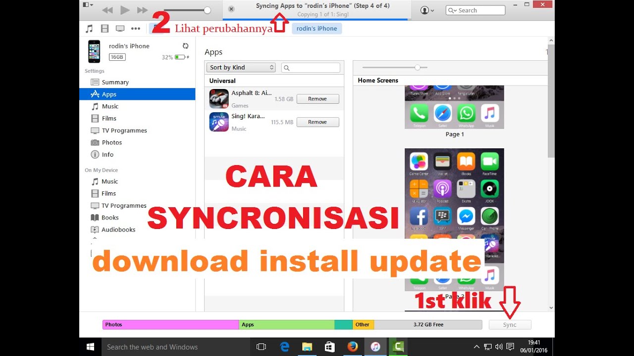 Cara Download Install Update Aplikasi Di ITunes PC YouTube