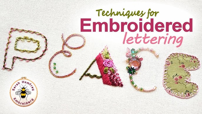 How To Choose Icon Size & Placement On Your Embroidery Journal