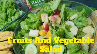 Fruits and Vegetables Salad