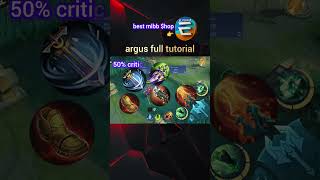 argus full tutorial part 1 | mlbb mobilelegends #mlbbtutorial #argus #mlbbargus #argustutorial #mlbb