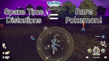 How to Spawn Space Time Distortions in Pokemon Legends Arceus