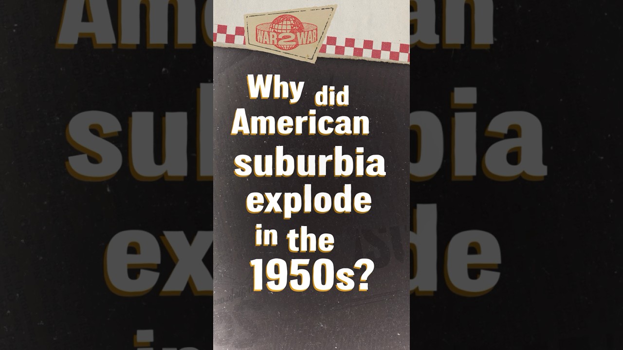 Why Did Suburbia Boom After WW2? #W2W #shorts