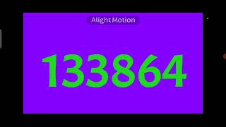 Numbers 1 to 140000 2x Speed