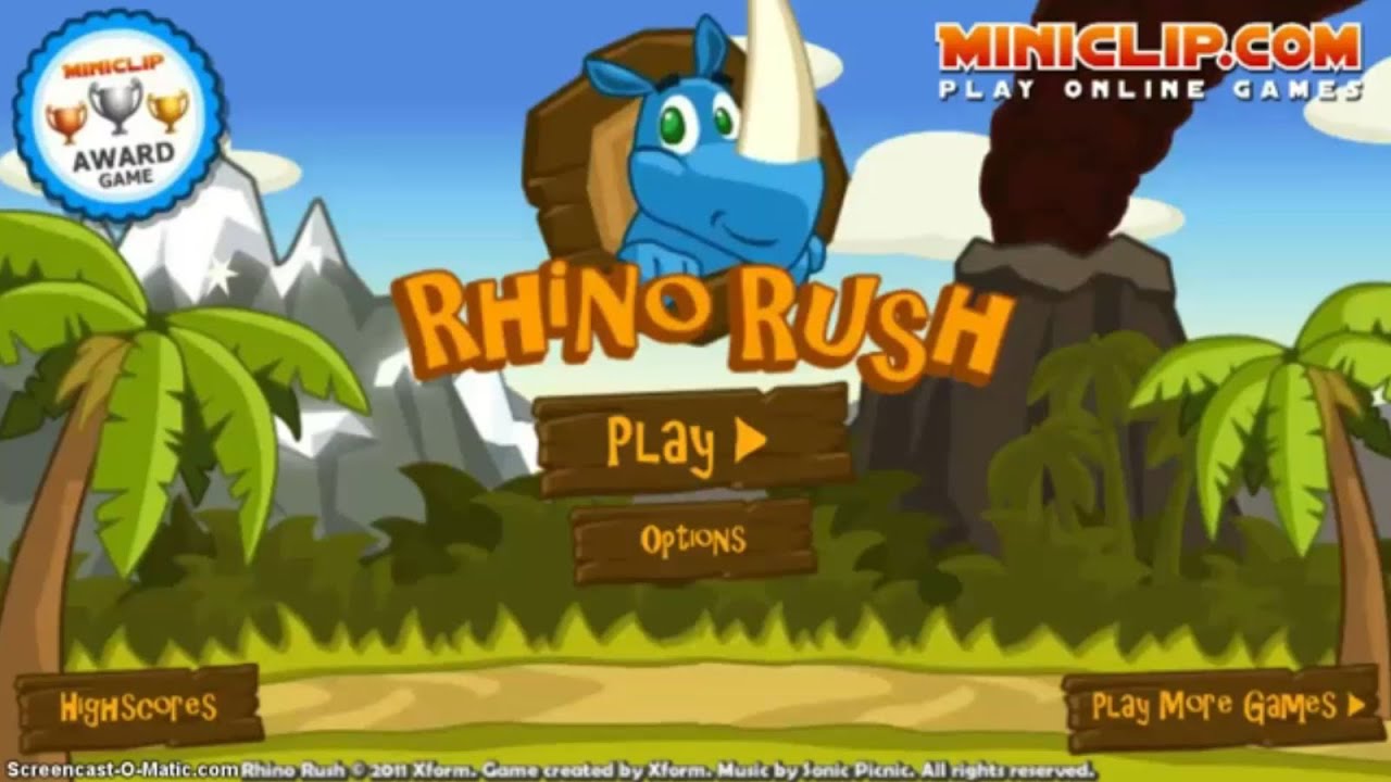 RHINO RUSH STAMPEDE - Play Online for Free!