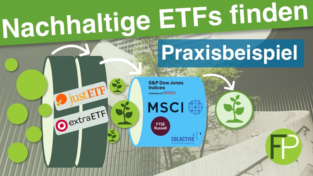Nachhaltige Etfs Finden 2021 Nachhaltig Investieren Mit Etfs In Der Praxis Fur Anfanger Youtube