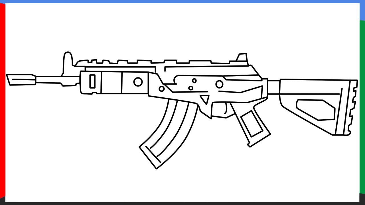 Call Of Duty Gun Drawings