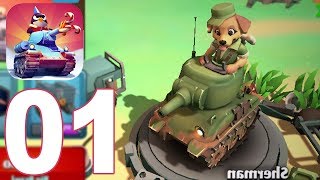 PvPets: Tank Battle Royale - Gameplay Walkthrough Part 1(iOS, Android)
