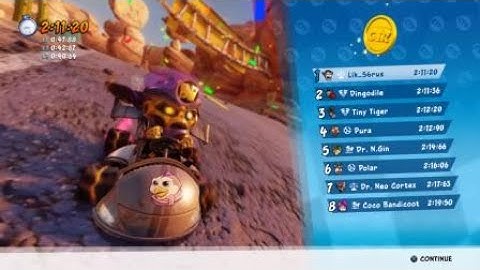 Crash™ Team Racing Nitro-Fueled Dingo Canyon CTR challenge