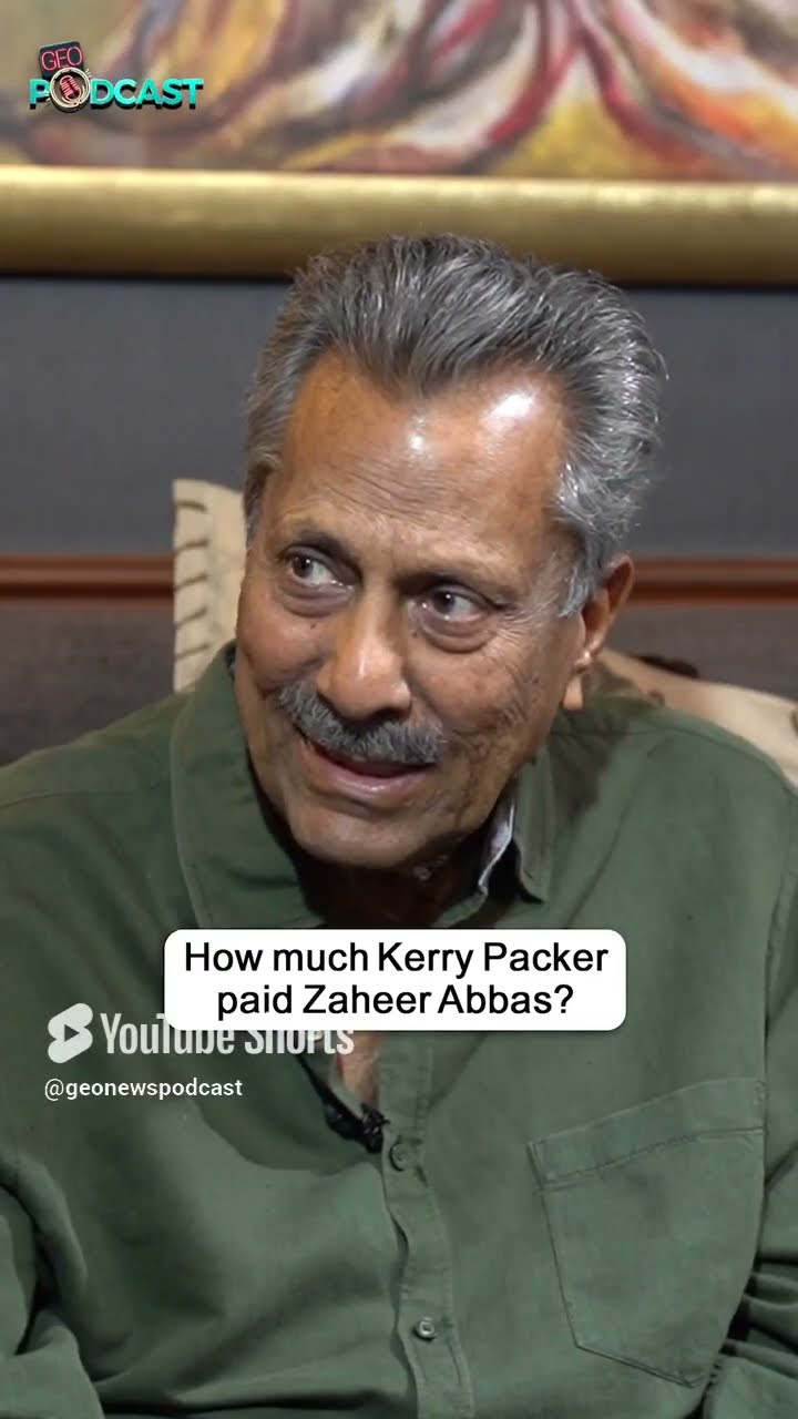 Moment when Zaheer Abbas shook everyone!? - #zaheerabbas #geopodcast #shorts