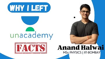 Why I left Unacademy |SHORT CLIPS | ANAND HALWAI