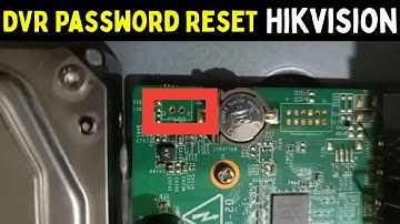 Hikvision DVR Password Reset MADE EASY