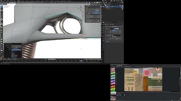 Low Poly PS1 Style Mouser Pistol in Blender Timelapse