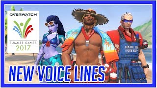 Overwatch - Summer Games 2017 All Voice Lines