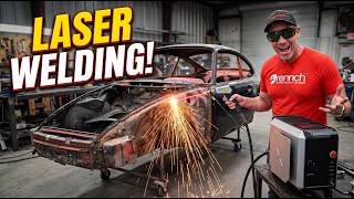 I Let a SpaceX Engineer Laser Weld My Rusted Porsche!  |  XTool Metalfab for Auto Bodywork?