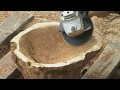 Bowl for fruit made of wood and epoxy. Ваза для фруктов из дерева и эпоксидный смолы.