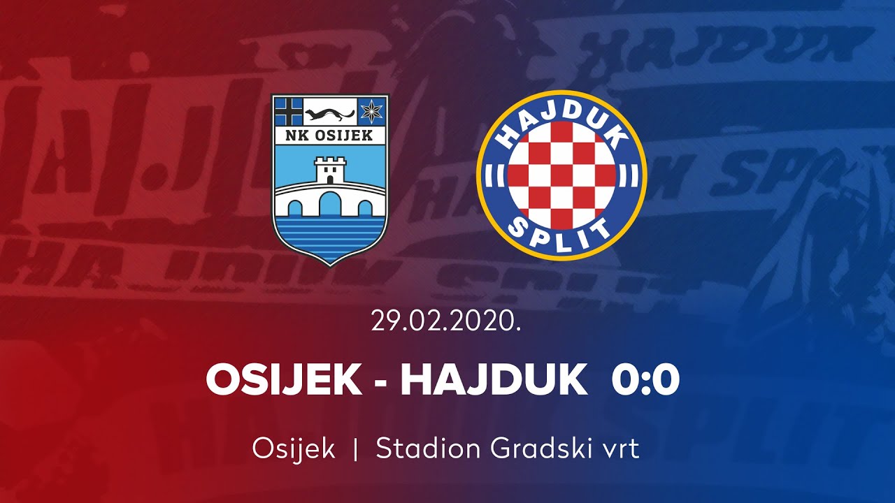 Hajduk Split vs. NK Osijek 2019-2020