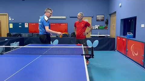 2 back hand shots, back hand attack with Mark Mitchell