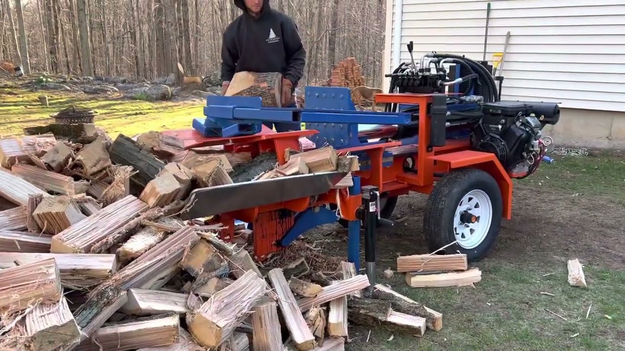Fast Firewood with Eastonmade 2228 YouTube
