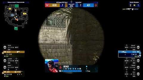 device 1v2 AWP Clutch vs Heroic | IEM Cologne 2023